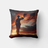 サルティングアメリカ兵 クッション (正面)