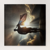 サルティングアメリカ兵 ジグソーパズル (縦)