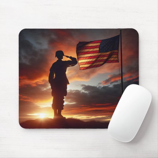 サルティングアメリカ兵 マウスパッド (マウス)