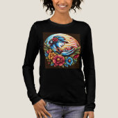 サルティングモムス長袖 トライブレンドTシャツ (正面)