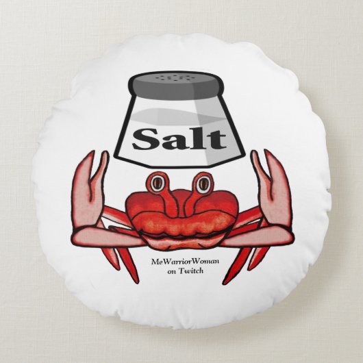 サルティ・カニ、MeWarriorWoman on Twitch ラウンドクッション (正面)