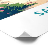 サルディニアイタリアトラベルプリント ポスター (角)