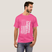 サルディ統一されたニア州動揺してw米国国旗 tシャツ (正面フル)