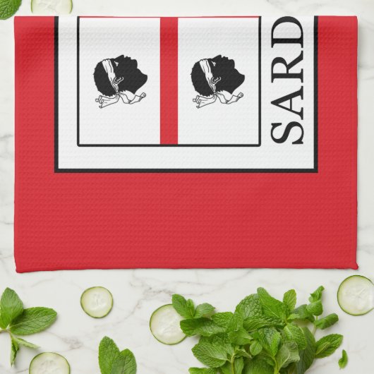 サルデグナ キッチンタオル (折り畳み)