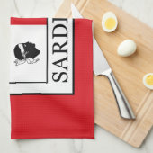 サルデグナ キッチンタオル (四つ折り)