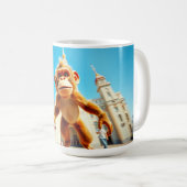 サルデザイン コーヒーマグカップ (正面右)