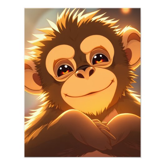 サルデザイン フォトプリント            (正面)