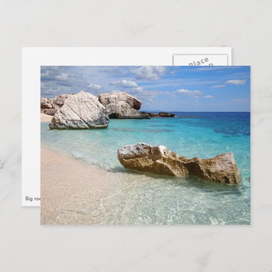 サルデーニャのエメラルドコーストのポストカード ポストカード (正面/裏面)