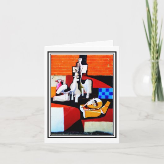 サルデーニャのオルゴソロでの壁画#10 カード (正面)