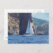サルデーニャの海岸に沿って航行すること ポストカード (正面/裏面)