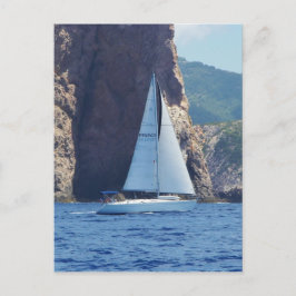 サルデーニャの海岸に沿って航行すること ポストカード