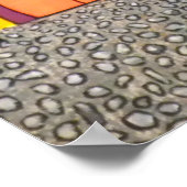 サルデーニャの石畳通り ポスター (角)