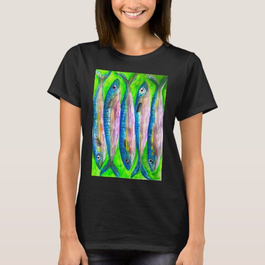 サルデーニャの魚 1 Tシャツ (正面)