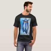サルデーニャの魚 5 Tシャツ (正面フル)