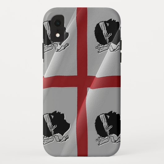 サルデーニャ国旗 –  Case-Mate iPhoneケース (裏面)