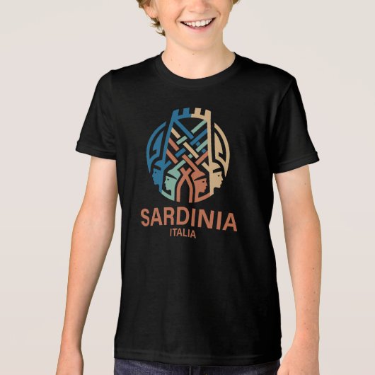 サルデーニャ島 イタリア トライブレンドＴシャツ (正面)
