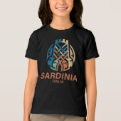 サルデーニャ島 イタリア トライブレンドＴシャツ (正面)