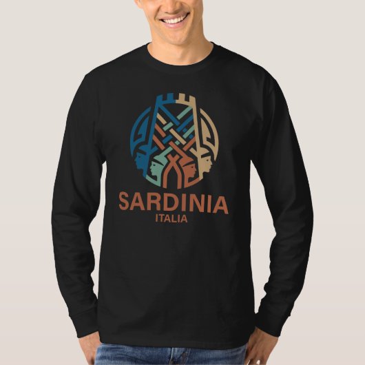 サルデーニャ島 イタリア Tシャツ (正面)
