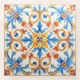 サルデーニャ春 ガラスコースター