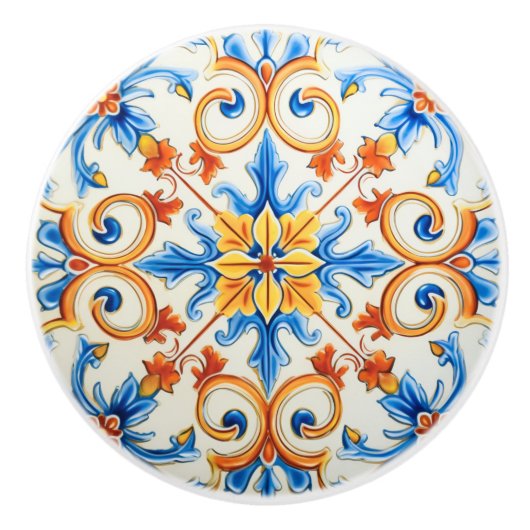 サルデーニャ春 セラミックノブ (正面)