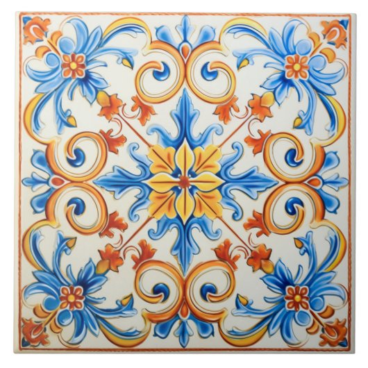 サルデーニャ春 タイル (正面)