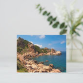 サルデーニャ沿岸の赤い岩 ポストカード (スタンド正面)