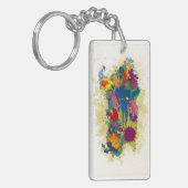 サルデーニャ絵を描、滴、キーホルダー キーホルダー (正面左)