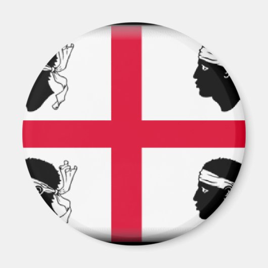 サルデーニャ – イタリア マグネット (正面)