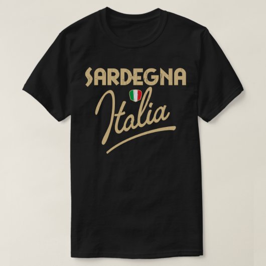 サルデーニャ・イタリア Tシャツ (デザイン正面)