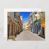 サルデーニャ – カロフォルテのメイン通り ポストカード (正面/裏面)