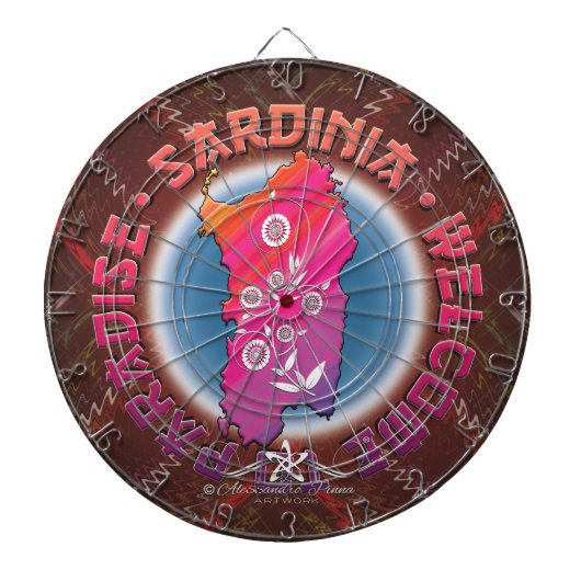 サルデーニャ ダーツボード (正面)