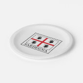 サルデーニャ ペーパープレート (アングル)