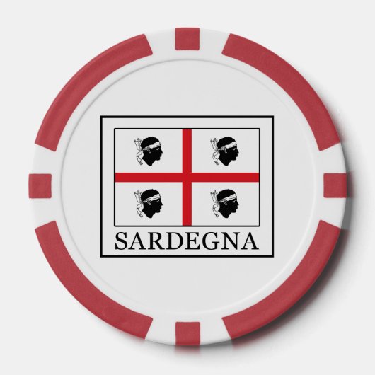 サルデーニャ ポーカーチップ (正面)