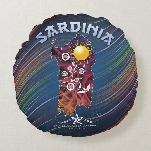 サルデーニャ ラウンドクッション (正面)