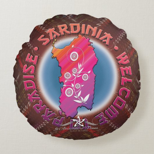 サルデーニャ ラウンドクッション (正面)