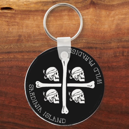 サルデーニャ、ワイルドパラダイス – キーチェーン (正面)