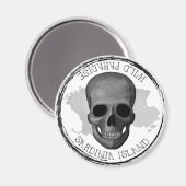 サルデーニャ,ワイルドパラディ – スカル磁石 マグネット (正面/裏面)