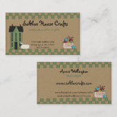 サルトボック初期のスハウスビジネスカード 名刺 (正面/裏面)