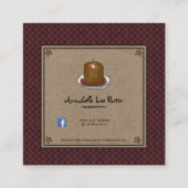 サルトボック初期のスハウスラスティスタークラフト スクエア名刺 (裏面)