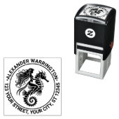 サルトリーマーメイドライディングシーホース名差出人住所 セルフインキングスタンプ (インサイチュ)