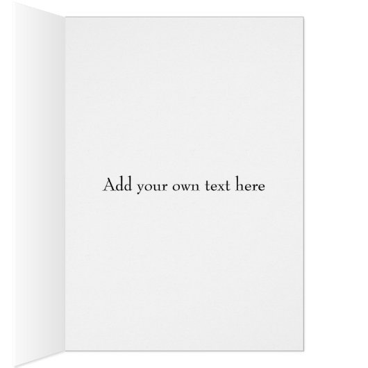 サルトリーレディーヴァマニキュア頭花瓶グリーティングカード (内側 (右))