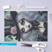 サルトリー不機嫌ハッターパープルヘアデクページ紙 薄葉紙 (クラフト)