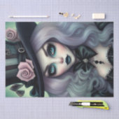 サルトリー不機嫌ハッターパープルヘアデクページ紙 薄葉紙 (クラフト)