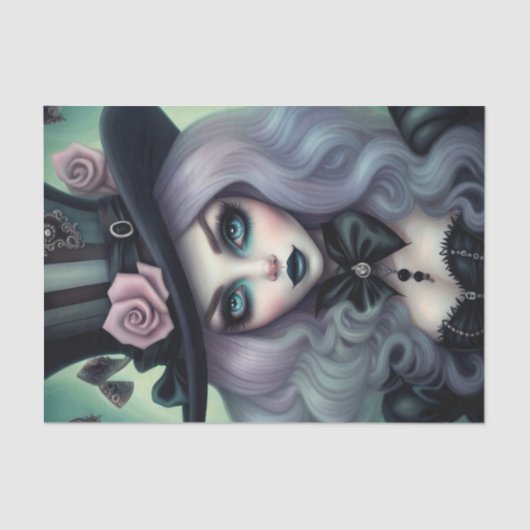 サルトリー不機嫌ハッターパープルヘアデクページ紙 薄葉紙 (正面)