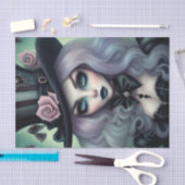 サルトリー不機嫌ハッターパープルヘアデクページ紙 薄葉紙 (クラフト)