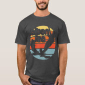 サルトンシーカリフォルニアのウォータースキレトロ Tシャツ (正面)