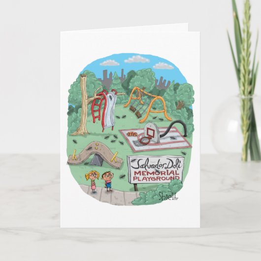 サルバおもしろいドル・ダリの遊び場。 カード (正面)