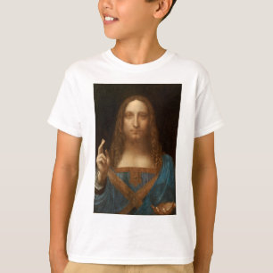 サルバトール・ムンディ (世界の救世主) (ダ・ヴィンチ) Tシャツ