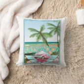 サルバドールブラジルヴィンテージスタイル旅行ポスター。 クッション (ブランケット)