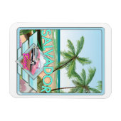 サルバドールブラジルヴィンテージスタイル旅行ポスター。 マグネット (横)